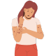 Skin irritation or infections